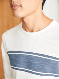 Faherty Brand T-Shirts & Henleys|Lounge*Sunwashed Slub Crew -