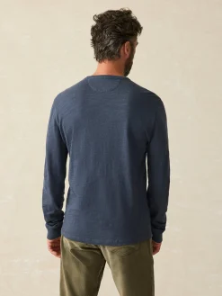 Faherty Brand Hoodies & Sweatshirts|Lounge*Sunwashed Slub Crew (Tall) -