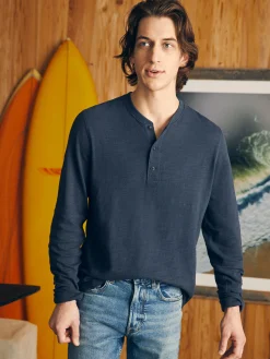 Faherty Brand T-Shirts & Henleys*Sunwashed Slub Henley -