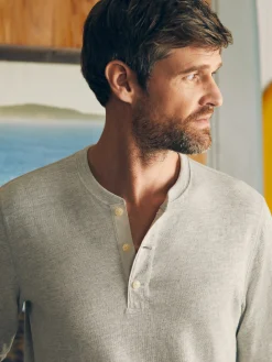 Faherty Brand T-Shirts & Henleys*Sunwashed Slub Henley -