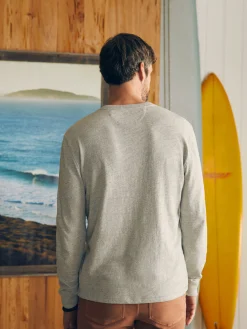 Faherty Brand T-Shirts & Henleys*Sunwashed Slub Henley -
