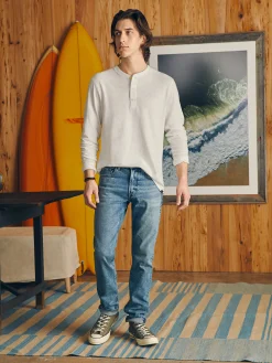 Faherty Brand T-Shirts & Henleys*Sunwashed Slub Henley -