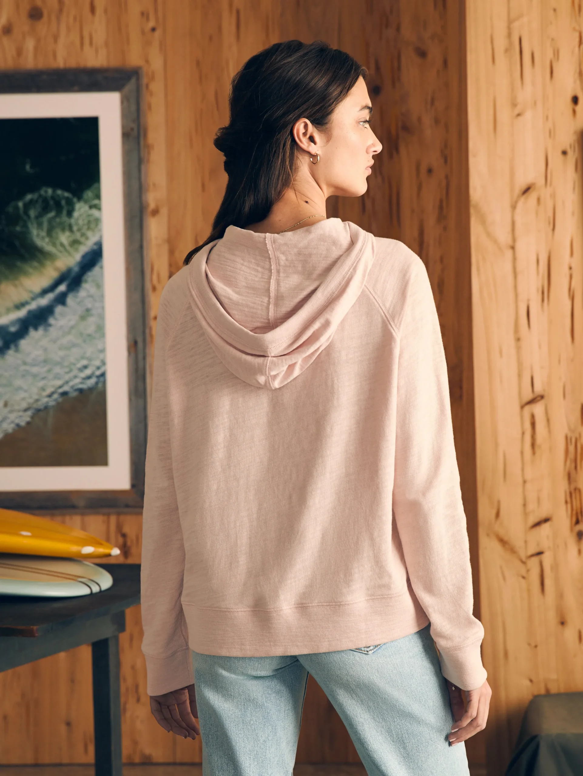 Women Faherty Brand Hoodies & Sweatshirts*Sunwashed Slub Hoodie -