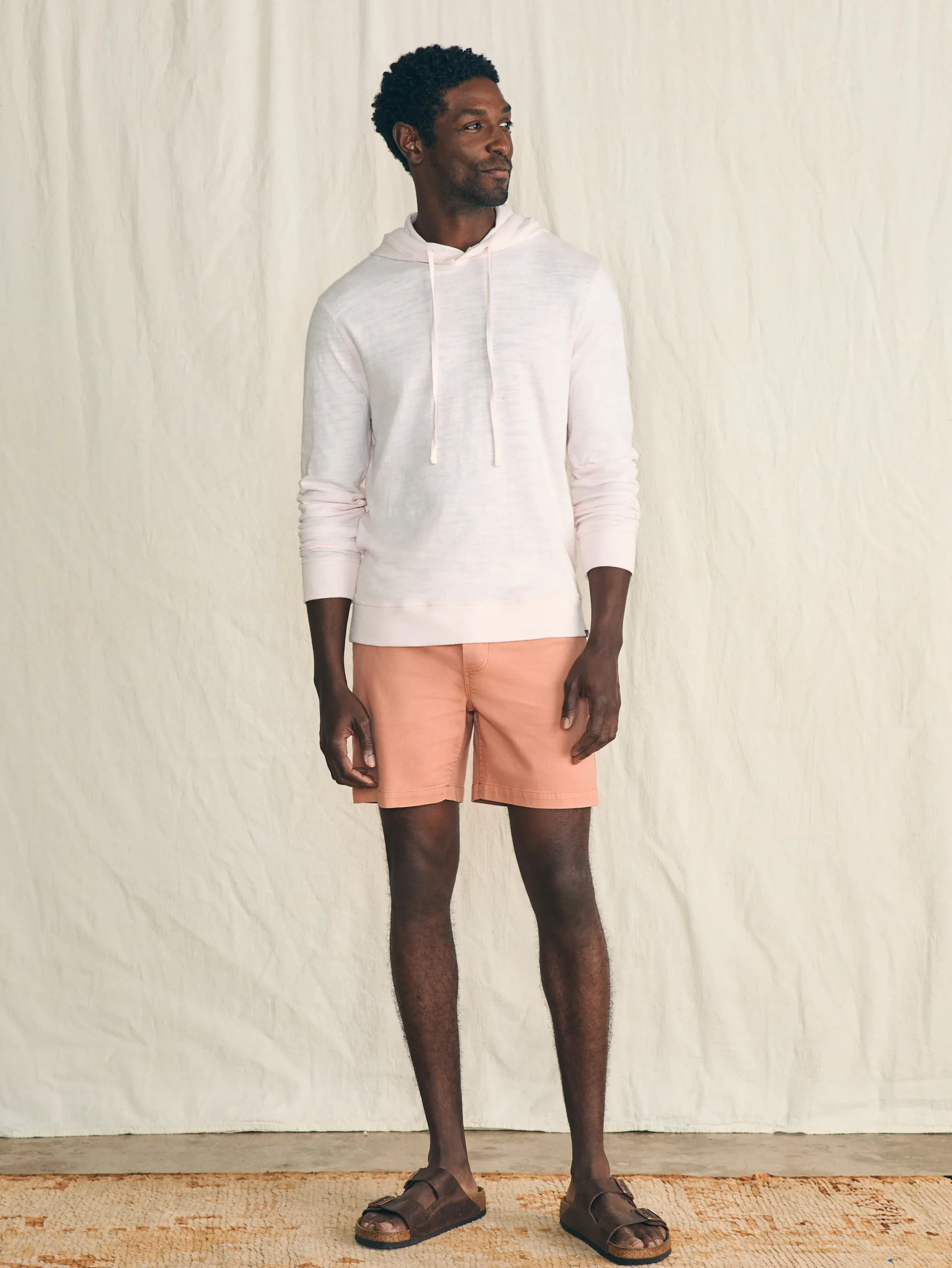 Faherty Brand Hoodies & Sweatshirts|Lounge*Sunwashed Slub Hoodie -