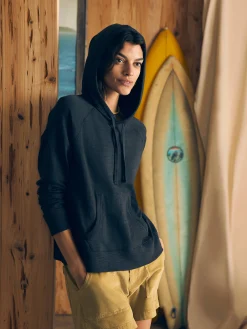 Women Faherty Brand Hoodies & Sweatshirts*Sunwashed Slub Hoodie -