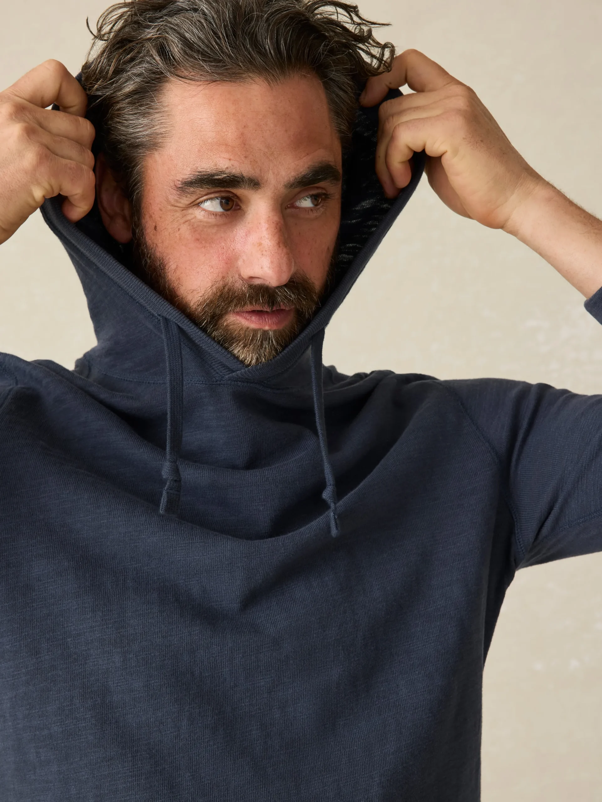 Faherty Brand Hoodies & Sweatshirts|Lounge*Sunwashed Slub Hoodie (Tall) -