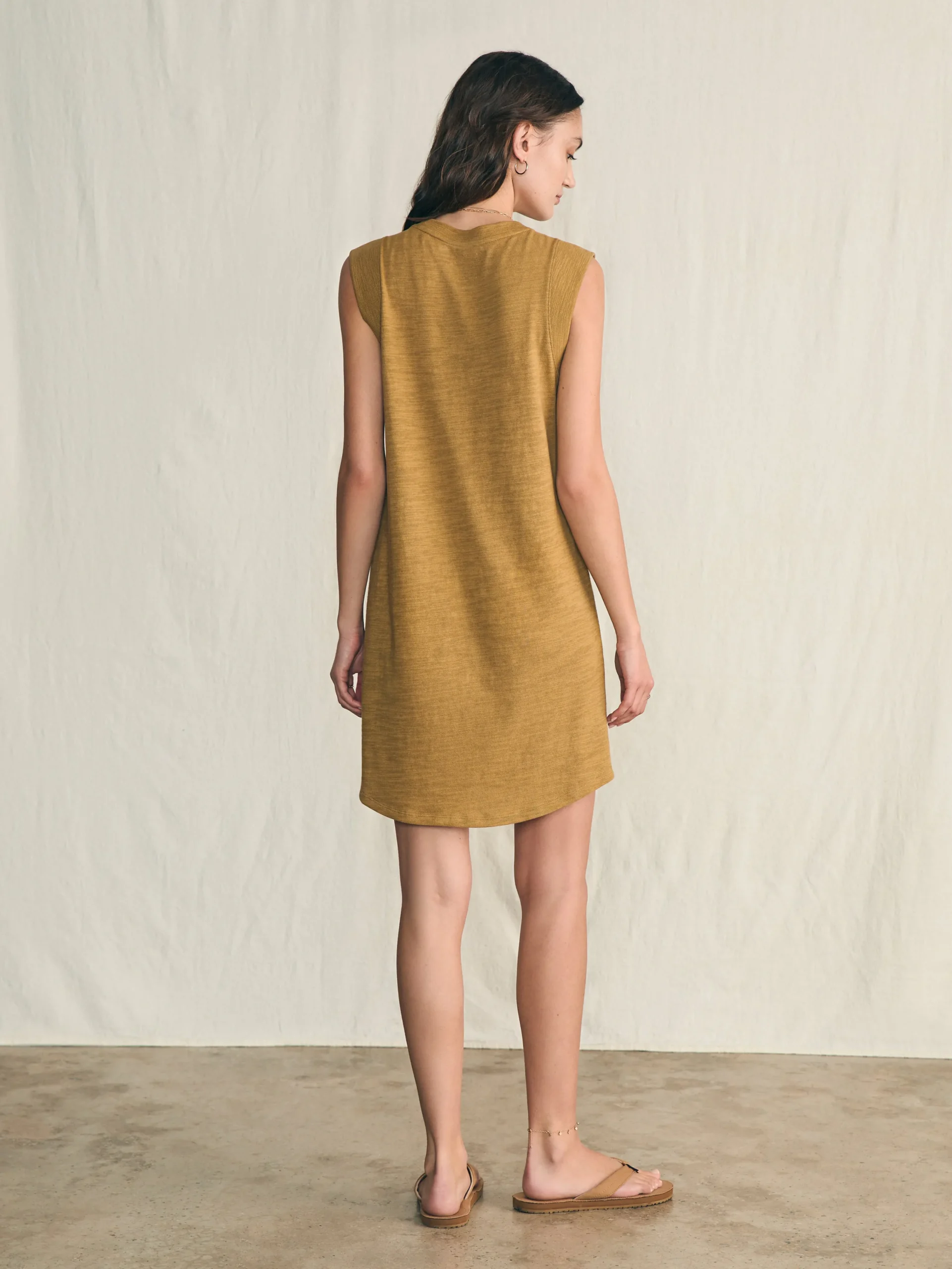 Women Faherty Brand Dresses*Sunwashed Slub Muscle Dress -