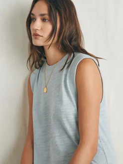 Women Faherty Brand Dresses*Sunwashed Slub Muscle Dress -