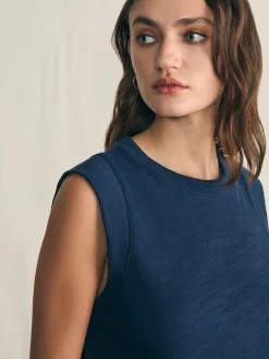 Women Faherty Brand T-Shirts*Sunwashed Slub Muscle Tank -