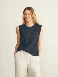 Women Faherty Brand T-Shirts*Sunwashed Slub Muscle Tank -