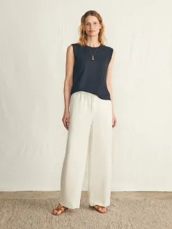 Women Faherty Brand T-Shirts*Sunwashed Slub Muscle Tank -