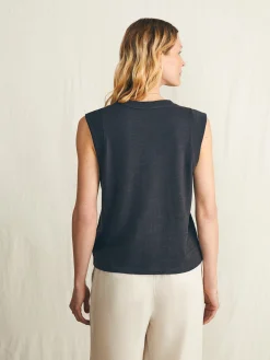Women Faherty Brand T-Shirts*Sunwashed Slub Muscle Tank -