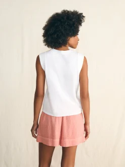 Women Faherty Brand T-Shirts*Sunwashed Slub Muscle Tank -