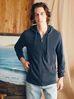 Faherty Brand Hoodies & Sweatshirts*Sunwashed Slub Zip Hoodie -
