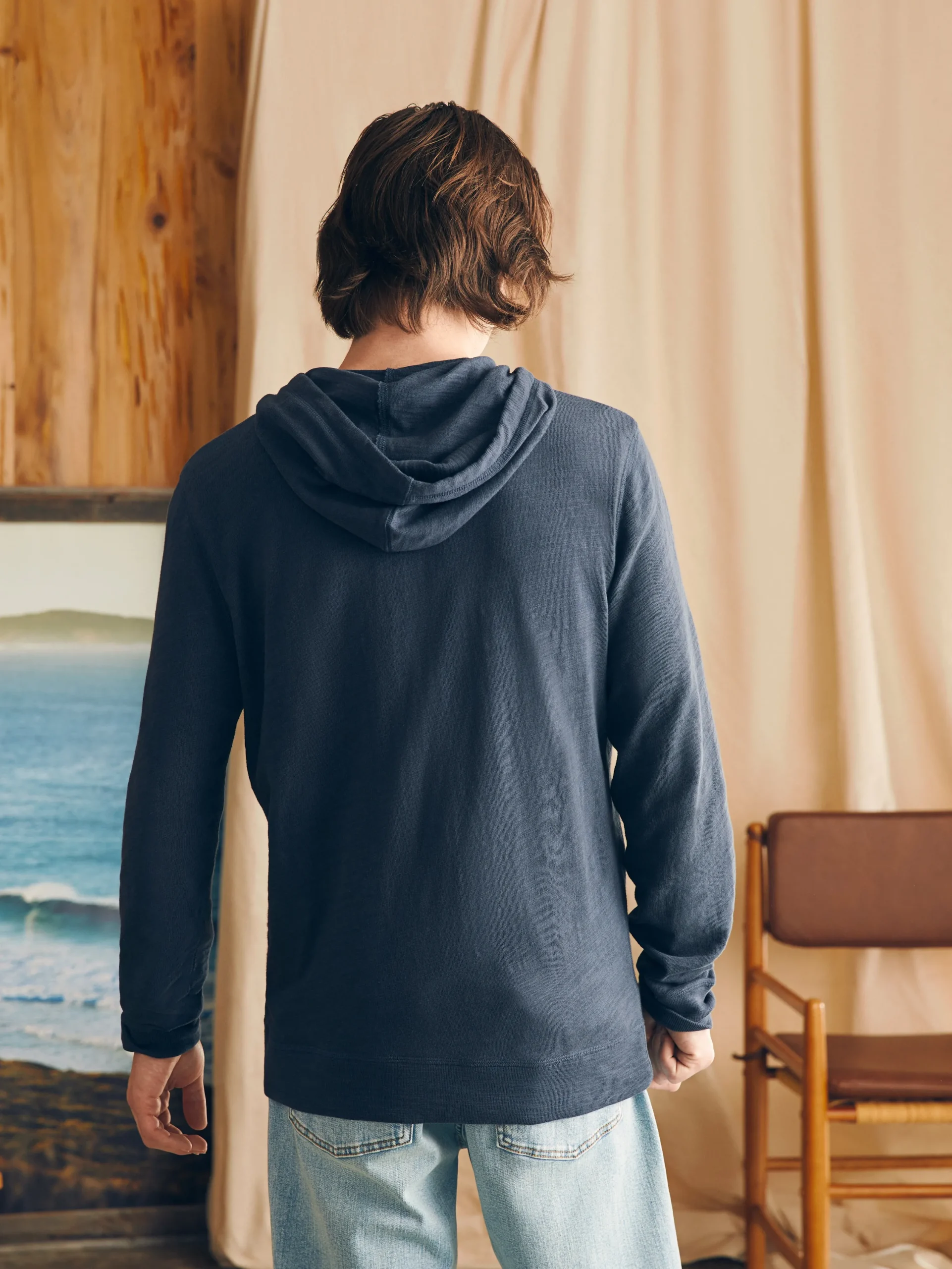 Faherty Brand Hoodies & Sweatshirts*Sunwashed Slub Zip Hoodie -