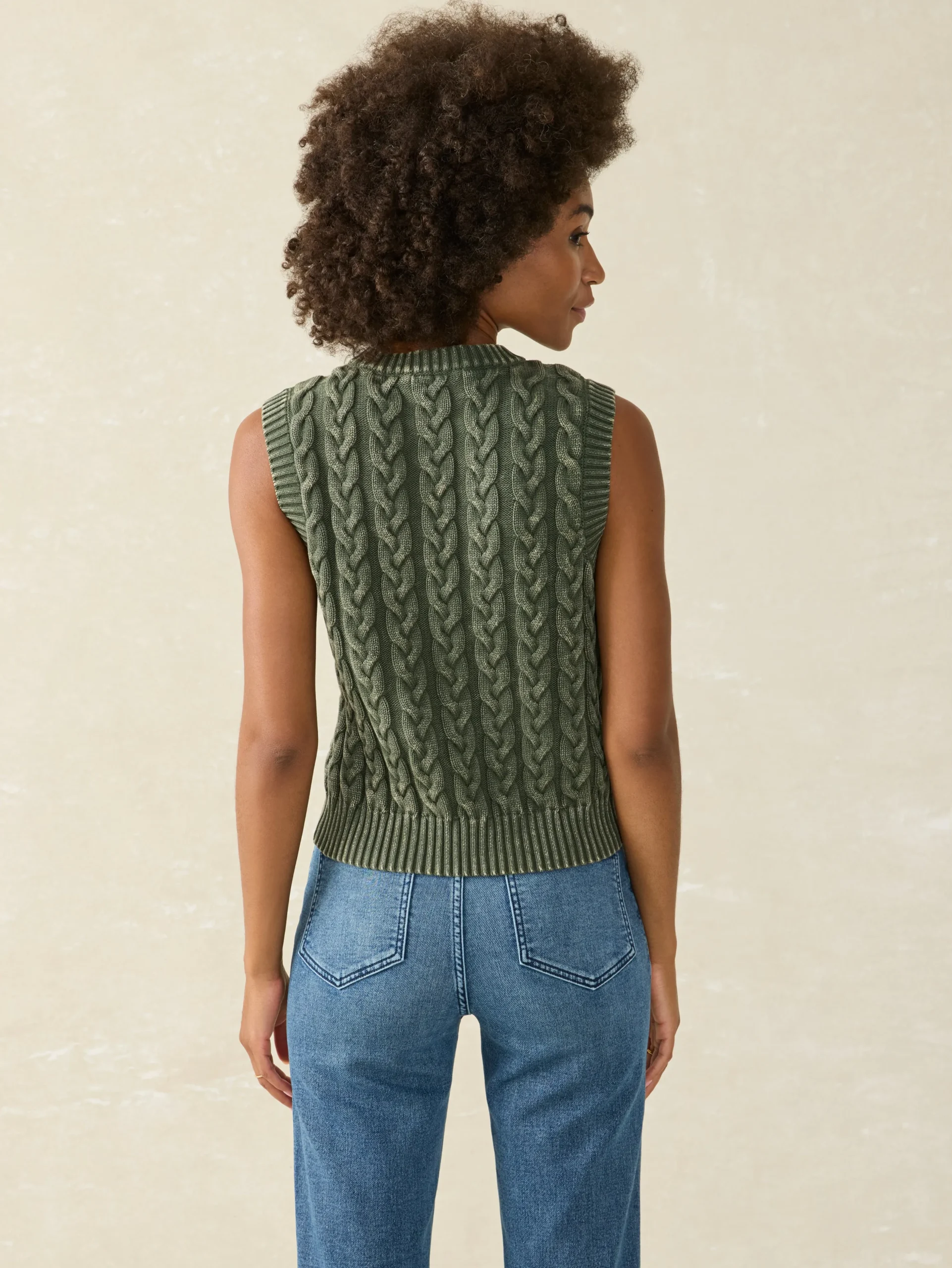 Women Faherty Brand Sweaters*Sunwashed Sweater Vest -