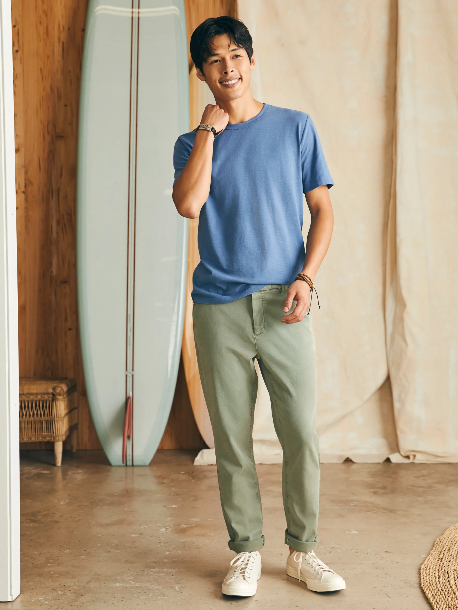 Faherty Brand T-Shirts & Henleys*Sunwashed Tee -