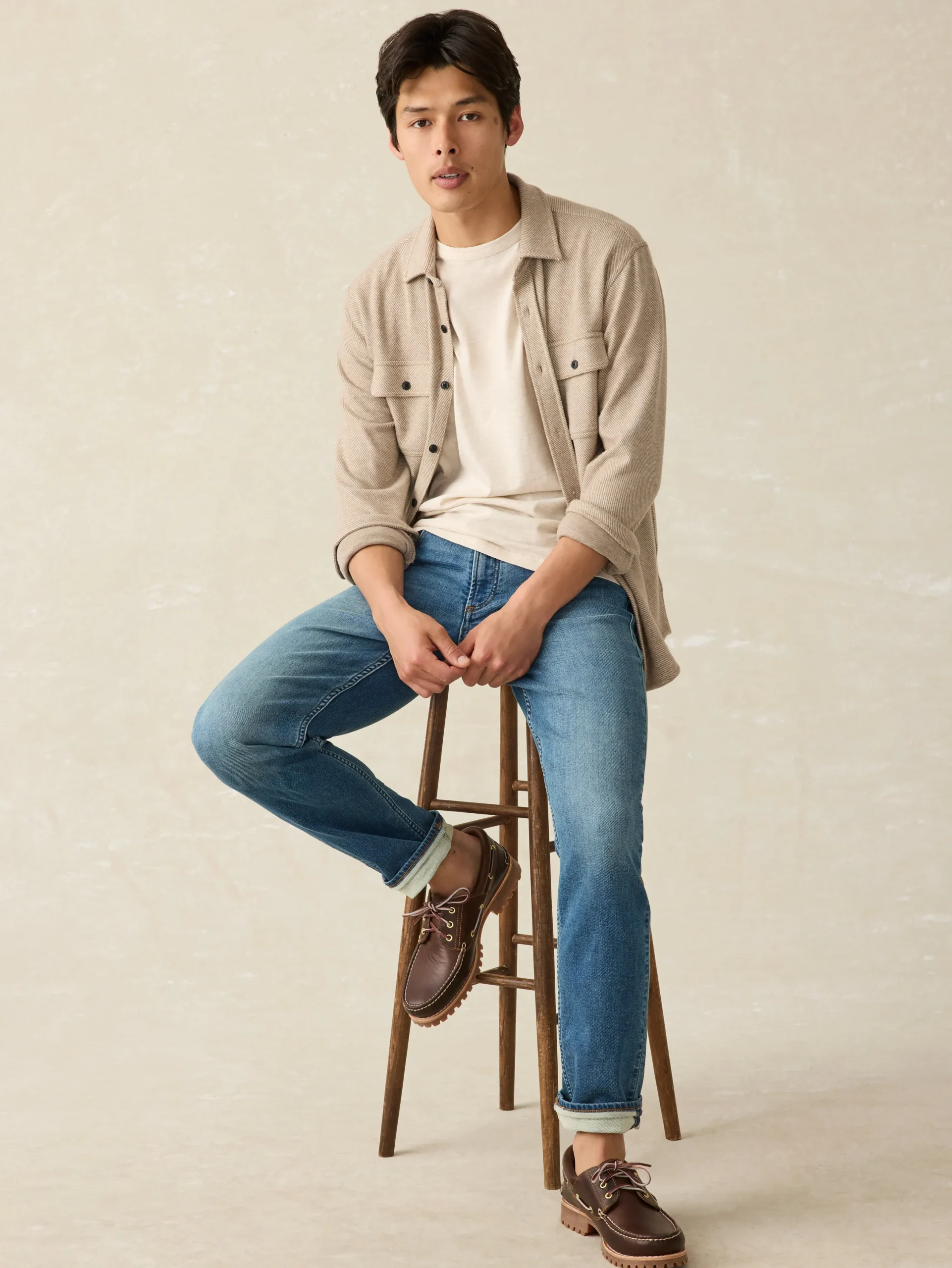 Faherty Brand T-Shirts & Henleys*Sunwashed Tee (Tall) -