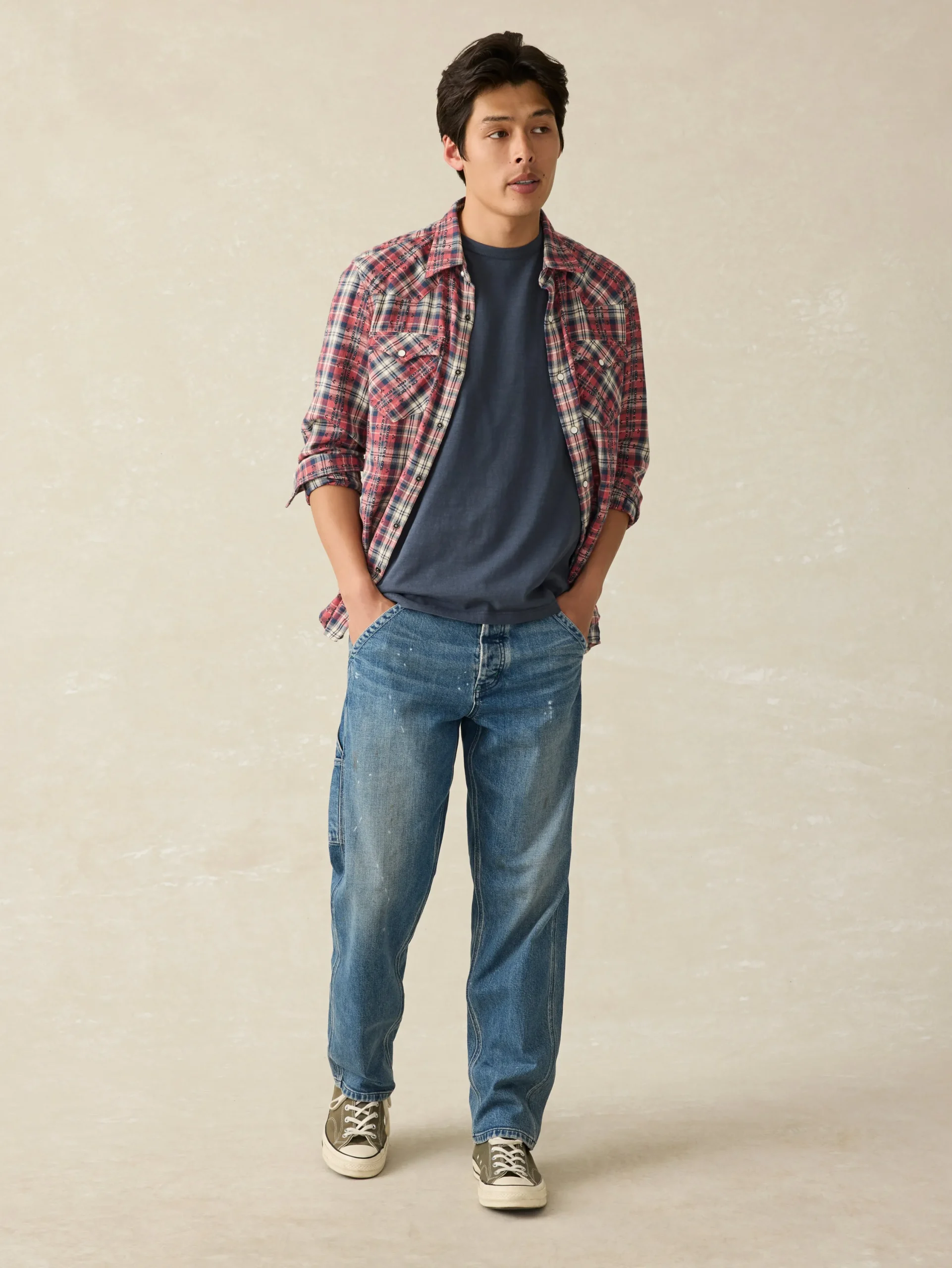Faherty Brand T-Shirts & Henleys*Sunwashed Tee (Tall) -
