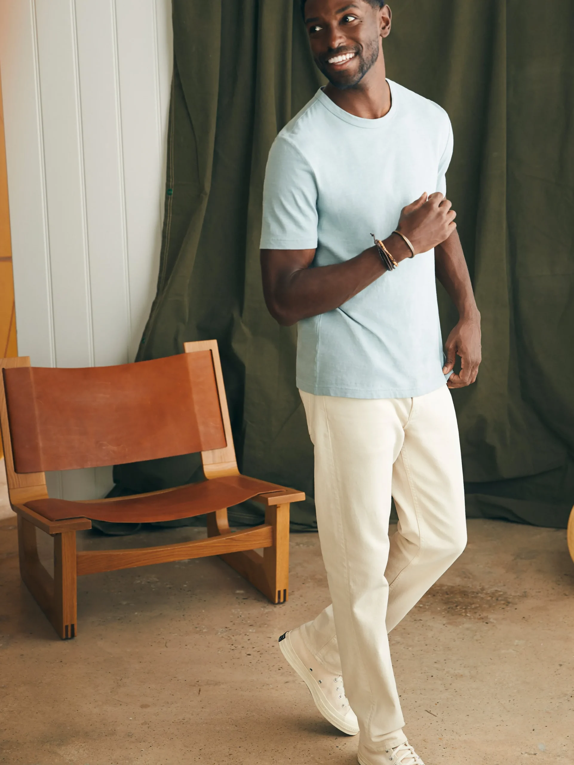 Faherty Brand T-Shirts & Henleys*Sunwashed Tee (Tall) -