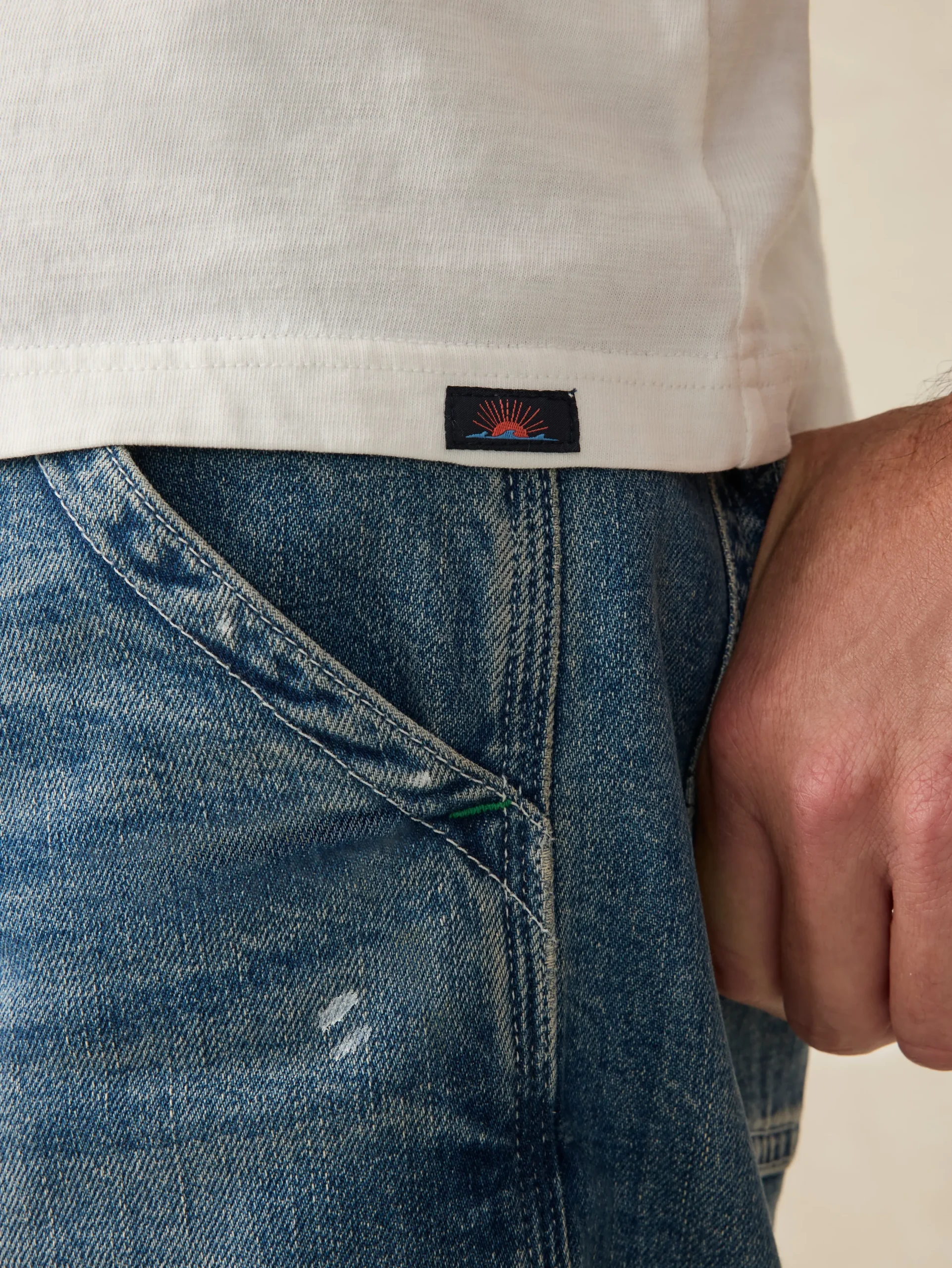 Faherty Brand T-Shirts & Henleys*Sunwashed Tee (Tall) -