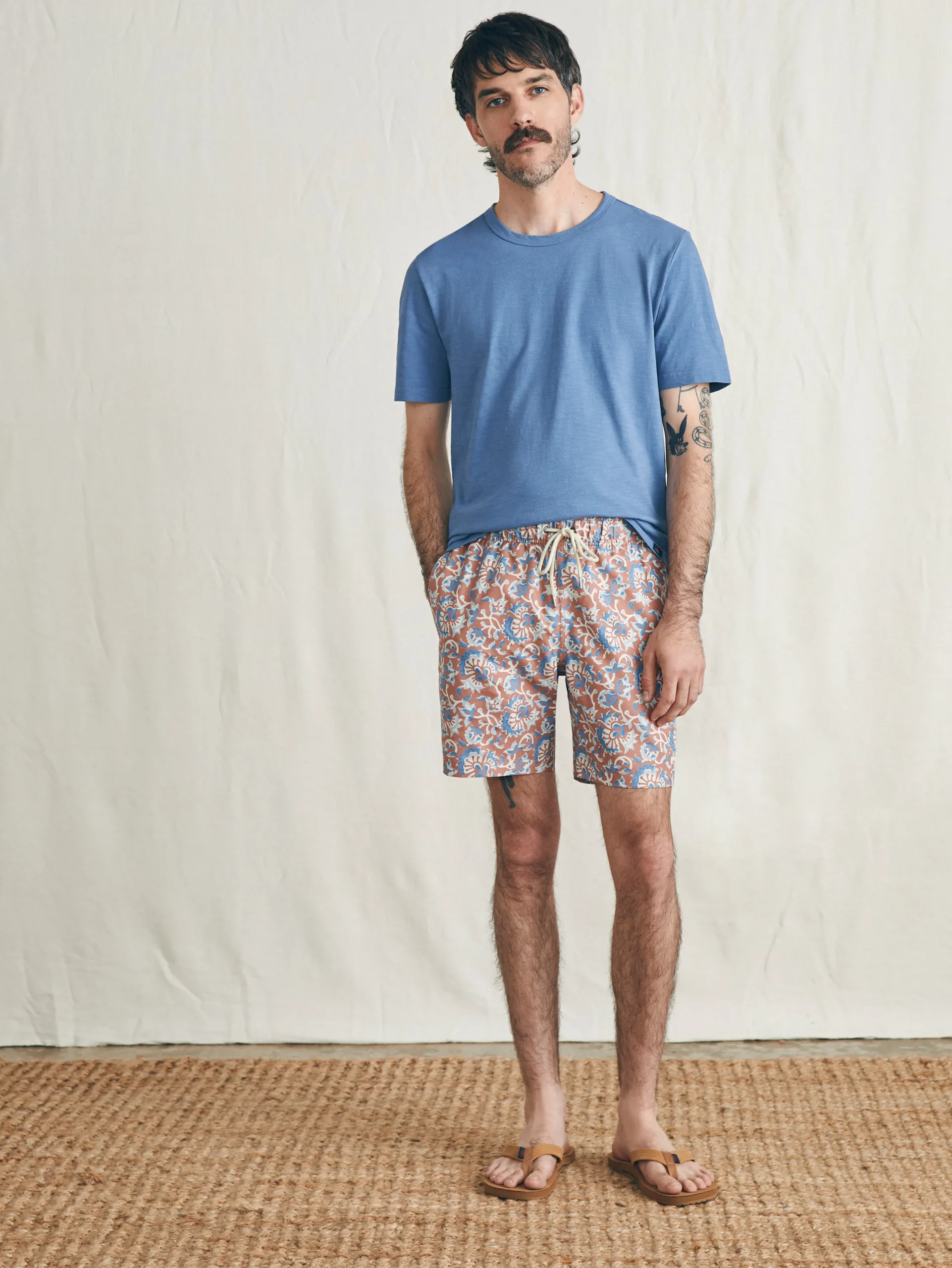 Faherty Brand Swim*Sunwashed Trunk -