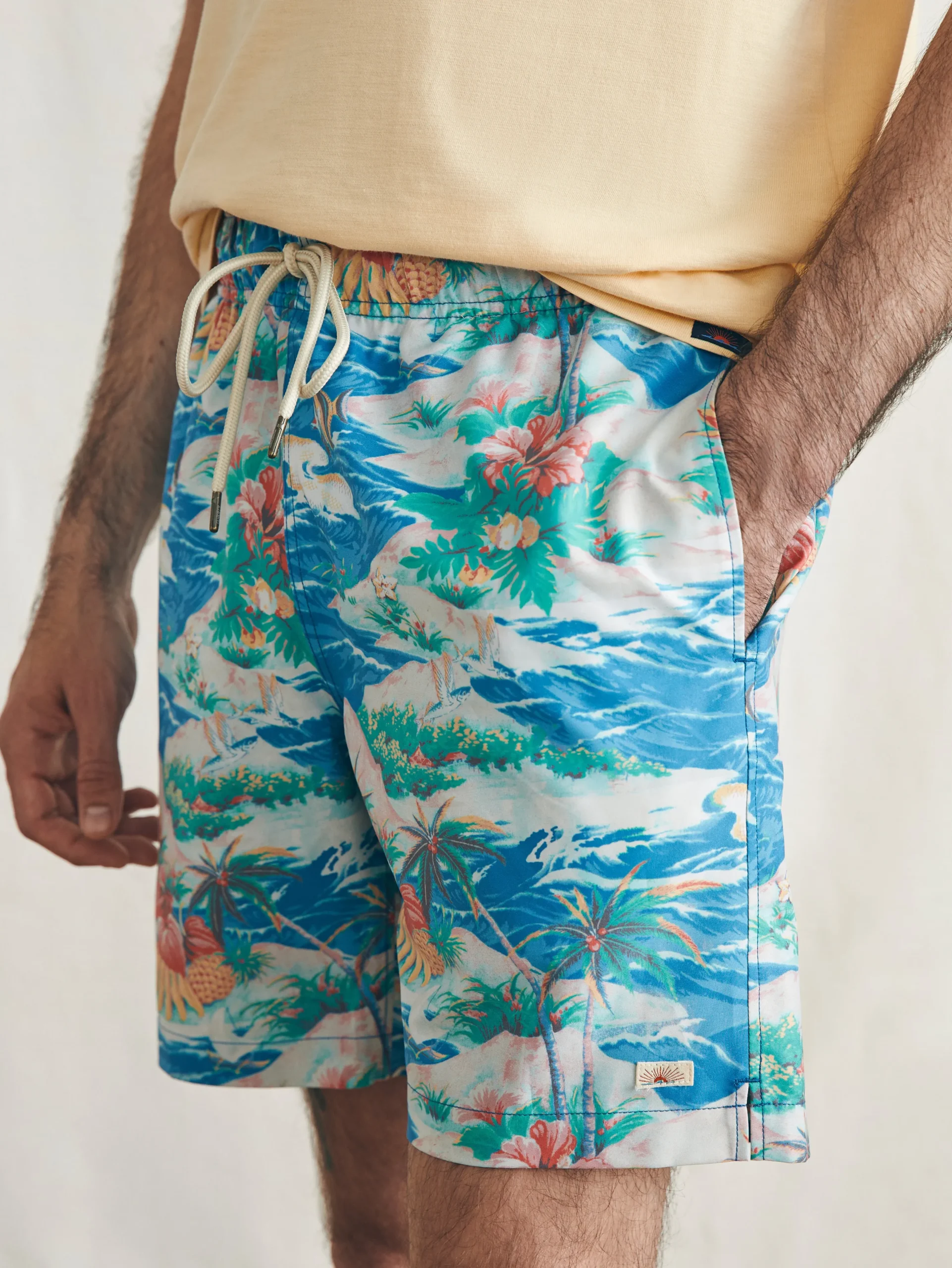 Faherty Brand Swim*Sunwashed Trunk -