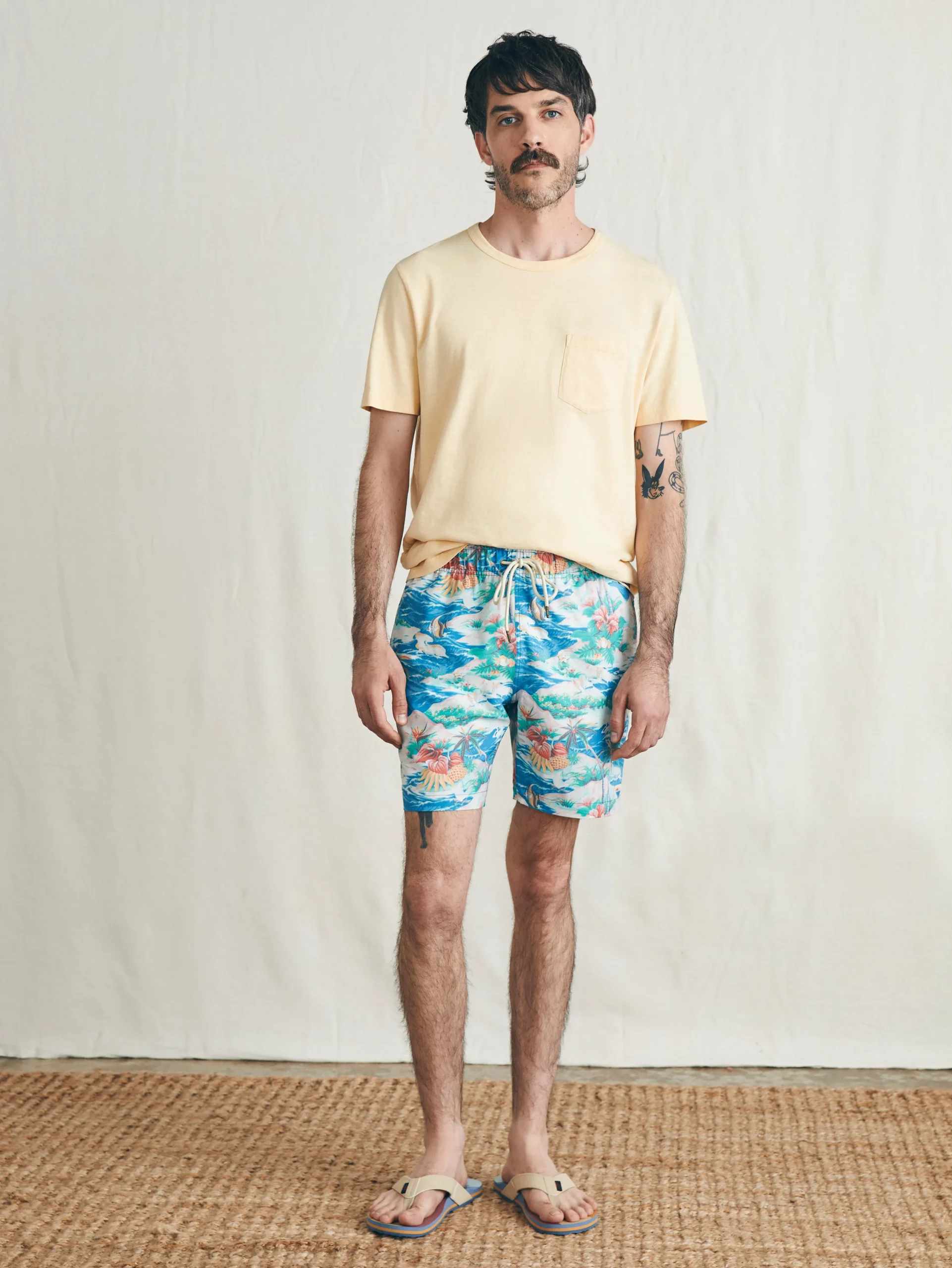 Faherty Brand Swim*Sunwashed Trunk -