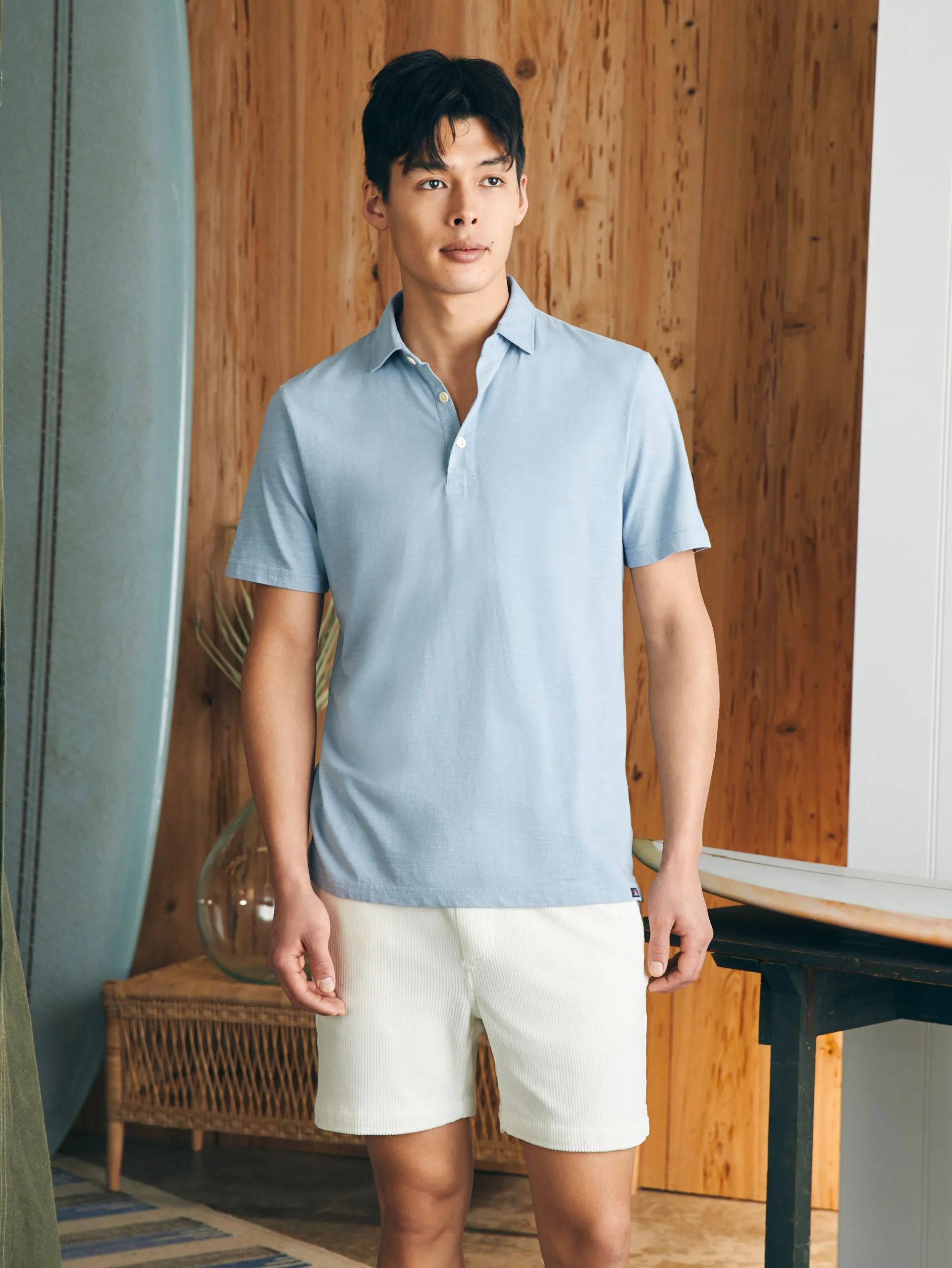 Faherty Brand Polo Shirts|T-Shirts & Henleys*Sunwashed T-Shirt Polo -