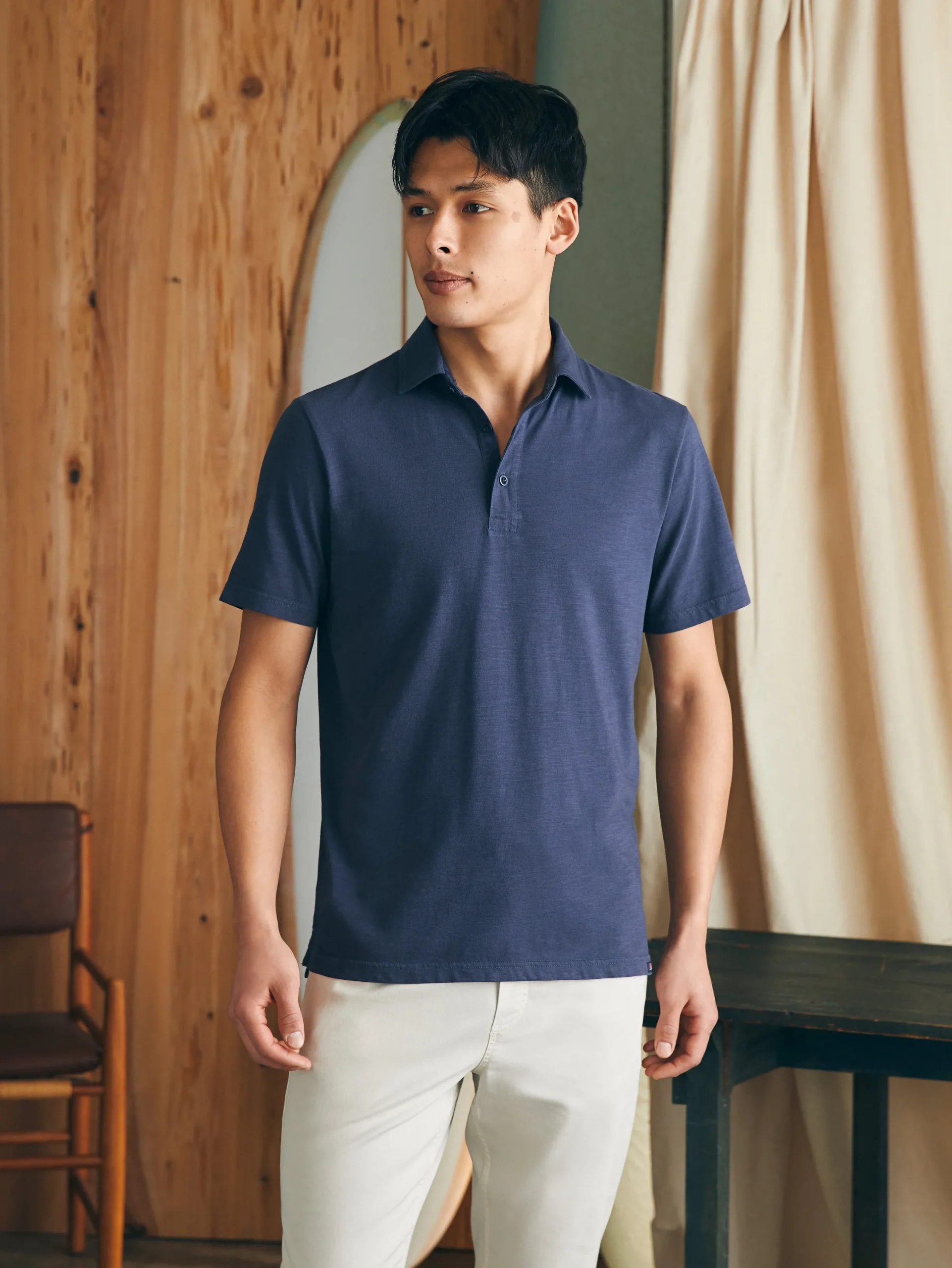 Faherty Brand Polo Shirts|T-Shirts & Henleys*Sunwashed T-Shirt Polo -