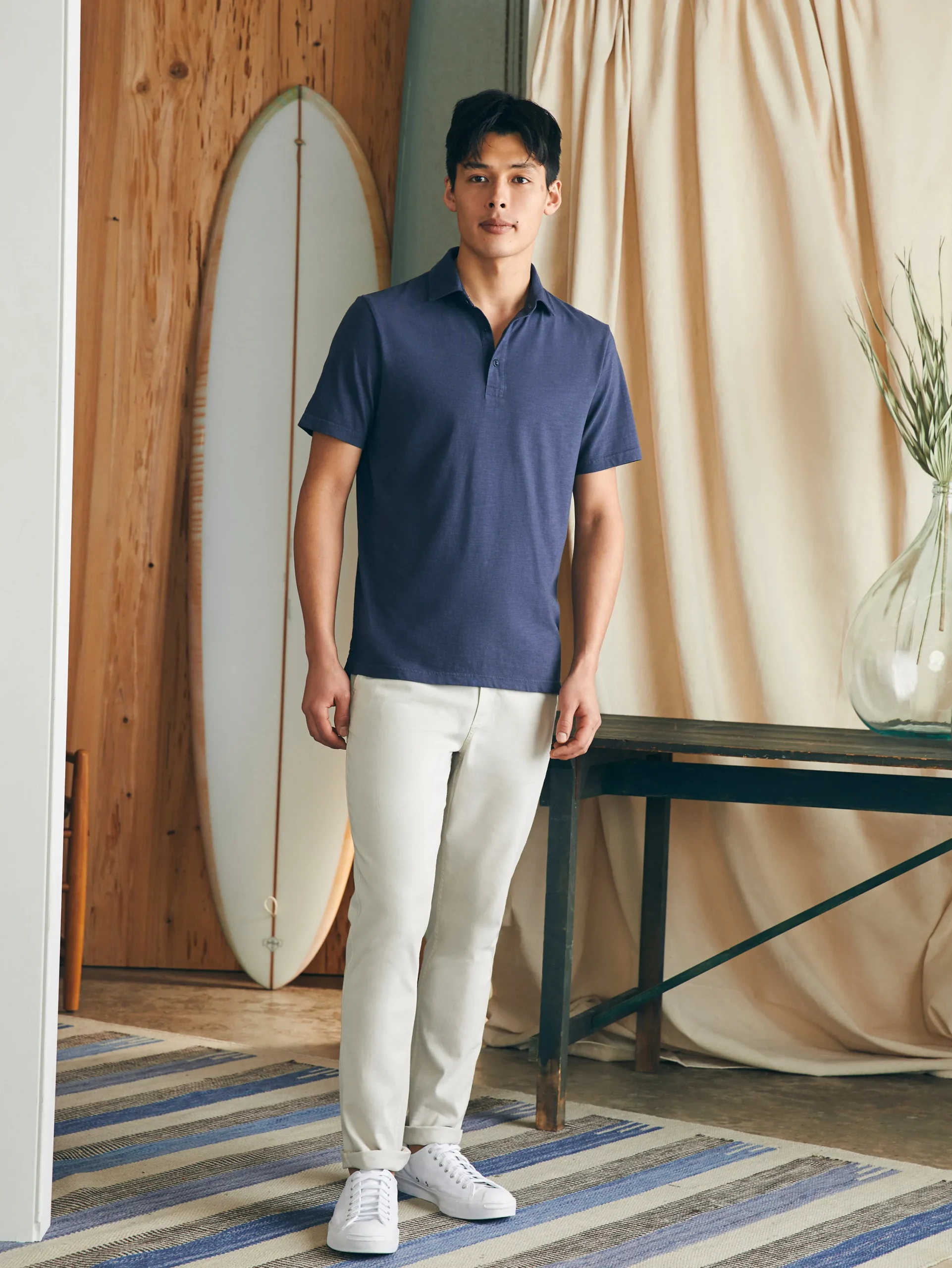 Faherty Brand Polo Shirts|T-Shirts & Henleys*Sunwashed T-Shirt Polo -