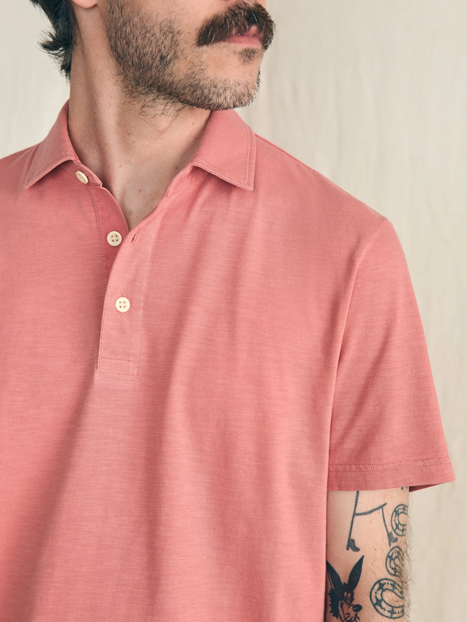 Faherty Brand Polo Shirts|T-Shirts & Henleys*Sunwashed T-Shirt Polo -