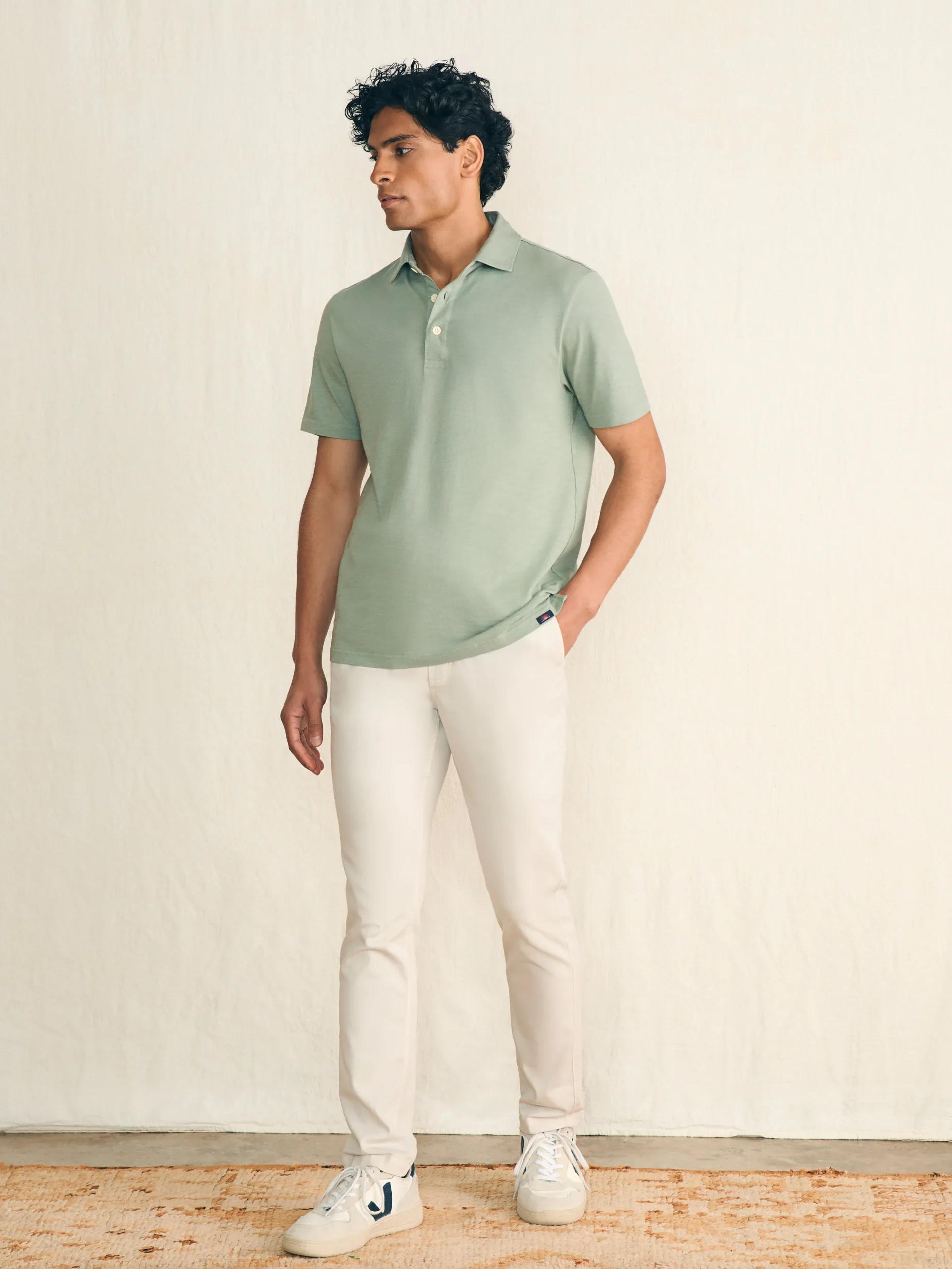 Faherty Brand Polo Shirts|T-Shirts & Henleys*Sunwashed T-Shirt Polo -