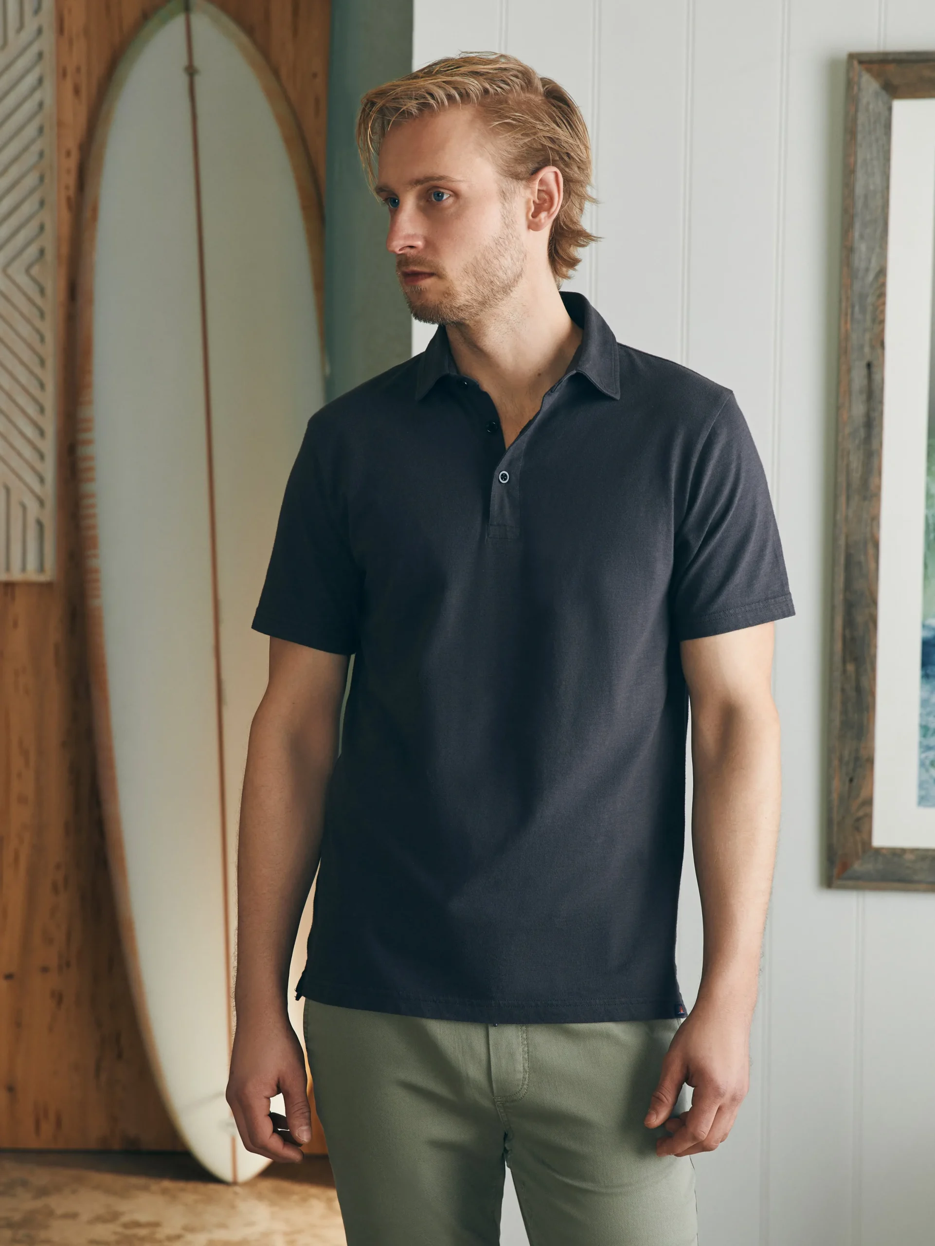 Faherty Brand Polo Shirts|T-Shirts & Henleys*Sunwashed T-Shirt Polo -