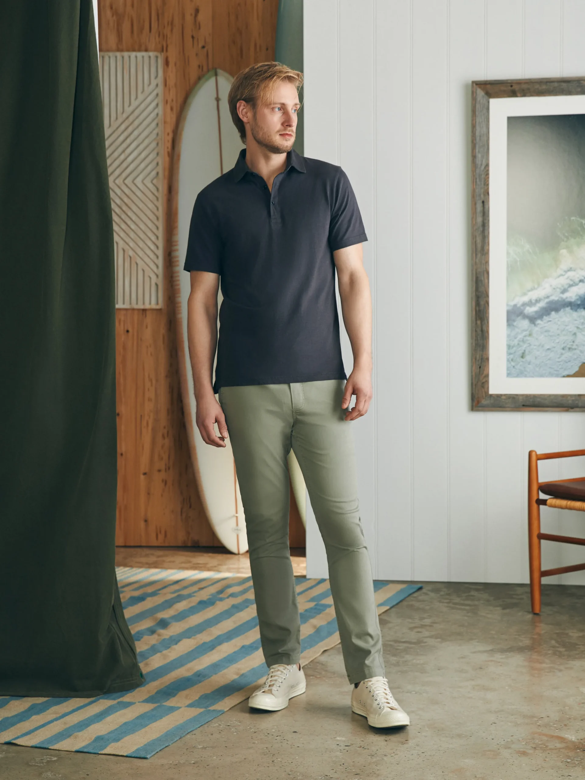 Faherty Brand Polo Shirts|T-Shirts & Henleys*Sunwashed T-Shirt Polo -