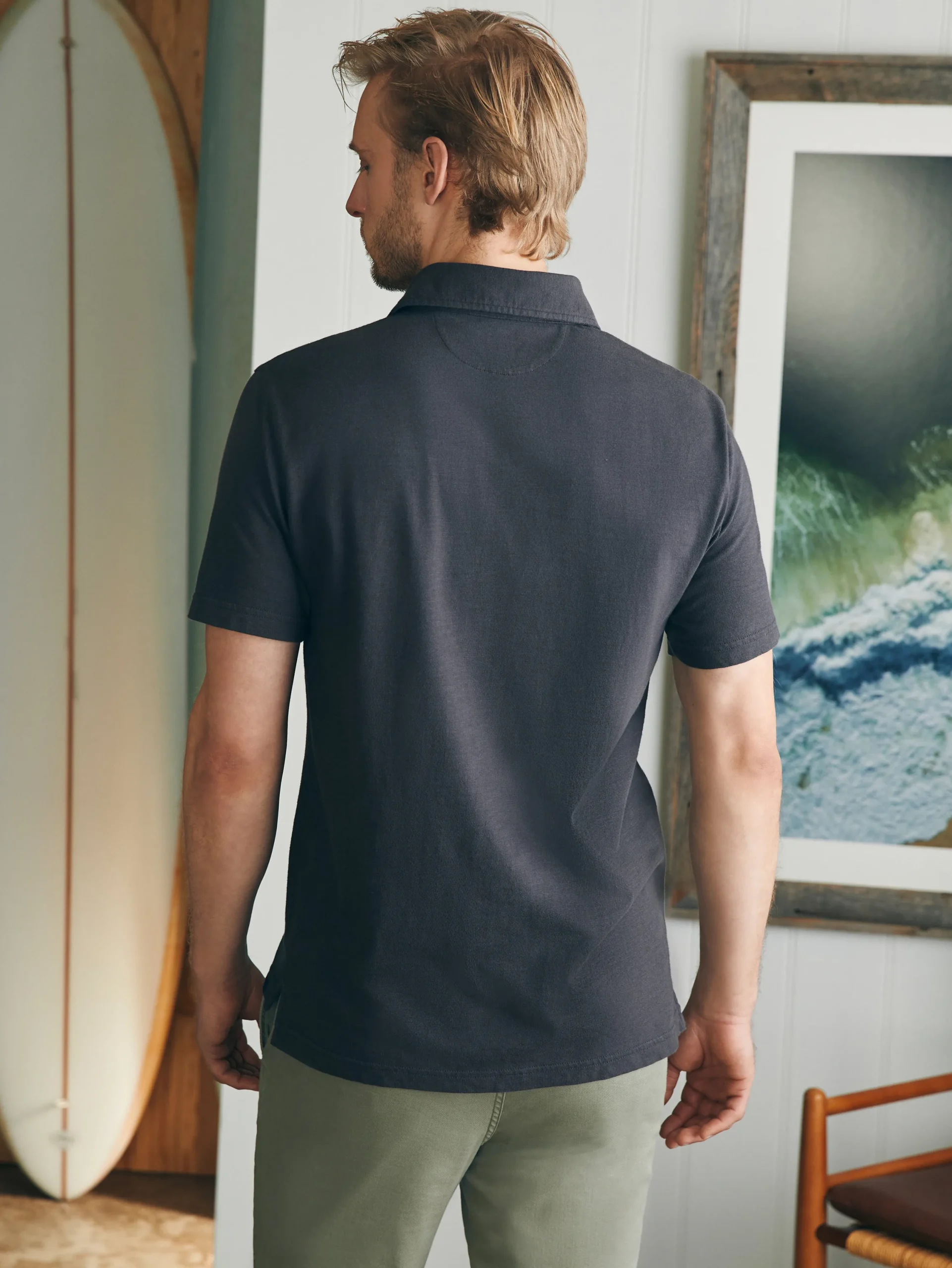 Faherty Brand Polo Shirts|T-Shirts & Henleys*Sunwashed T-Shirt Polo -
