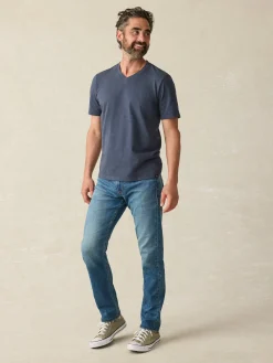 Faherty Brand T-Shirts & Henleys*Sunwashed V-Neck Tee -