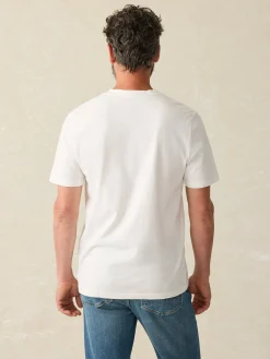 Faherty Brand T-Shirts & Henleys*Sunwashed V-Neck Tee -
