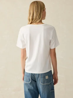 Women Faherty Brand T-Shirts*Sunwashed V-Neck Tee -