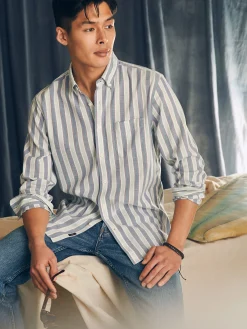 Faherty Brand Shirts*Supima Oxford Shirt -