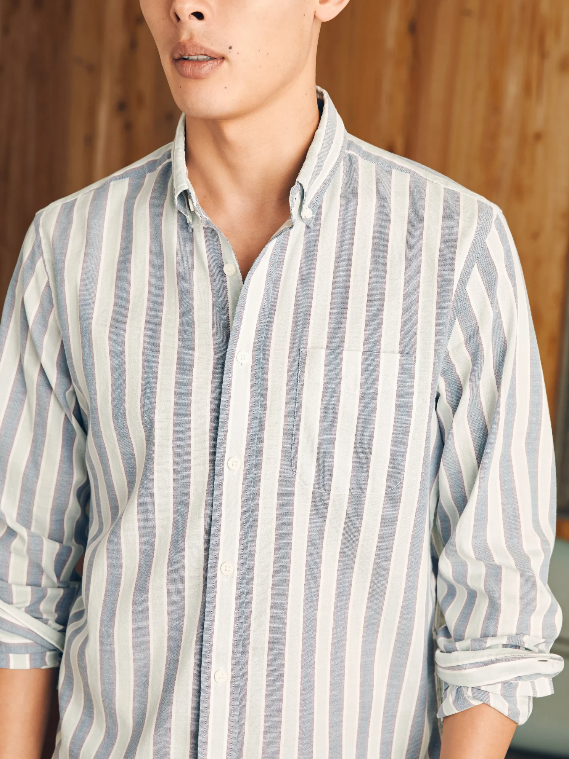 Faherty Brand Shirts*Supima Oxford Shirt -