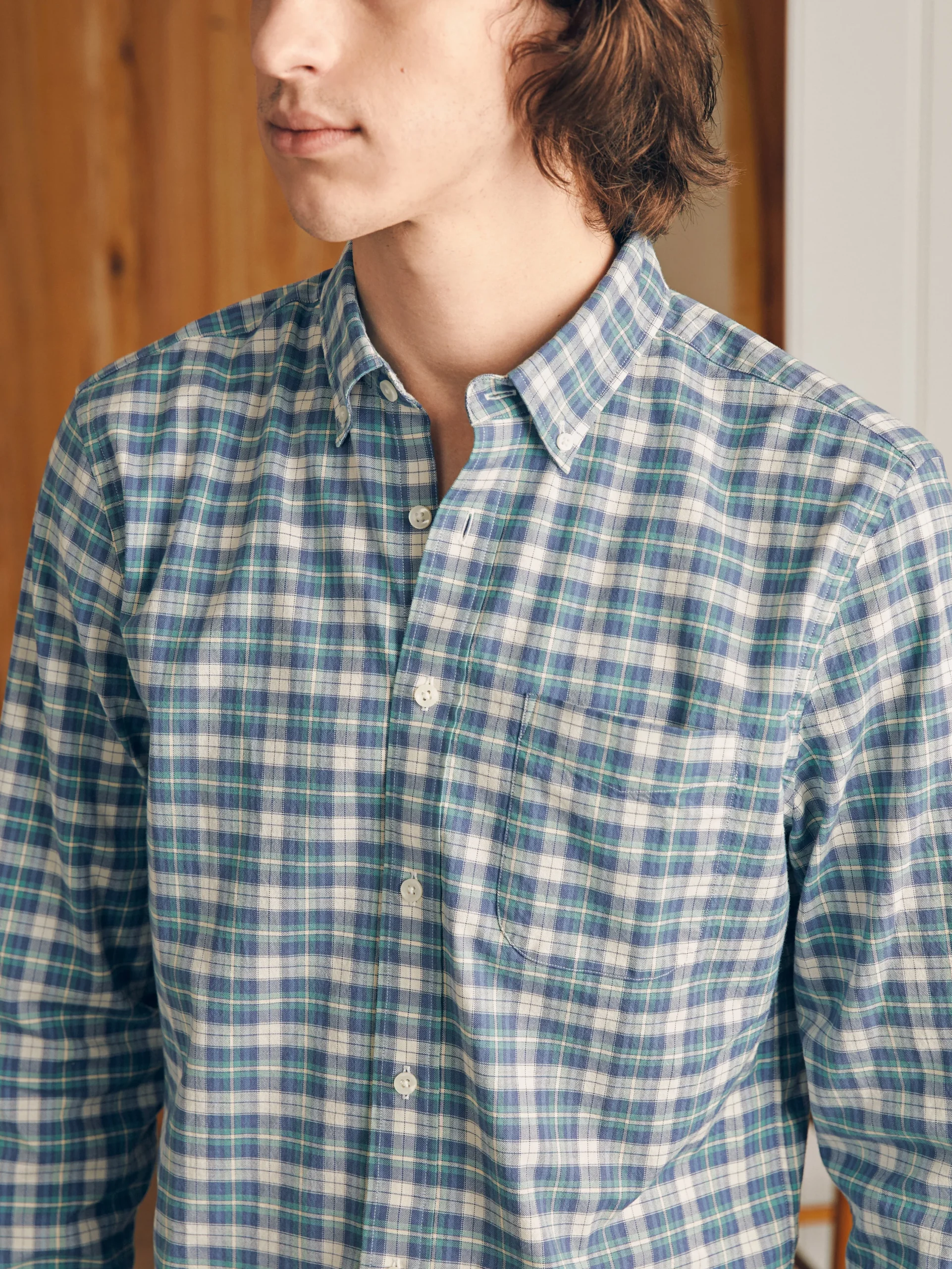Faherty Brand Shirts*Supima Oxford Shirt -