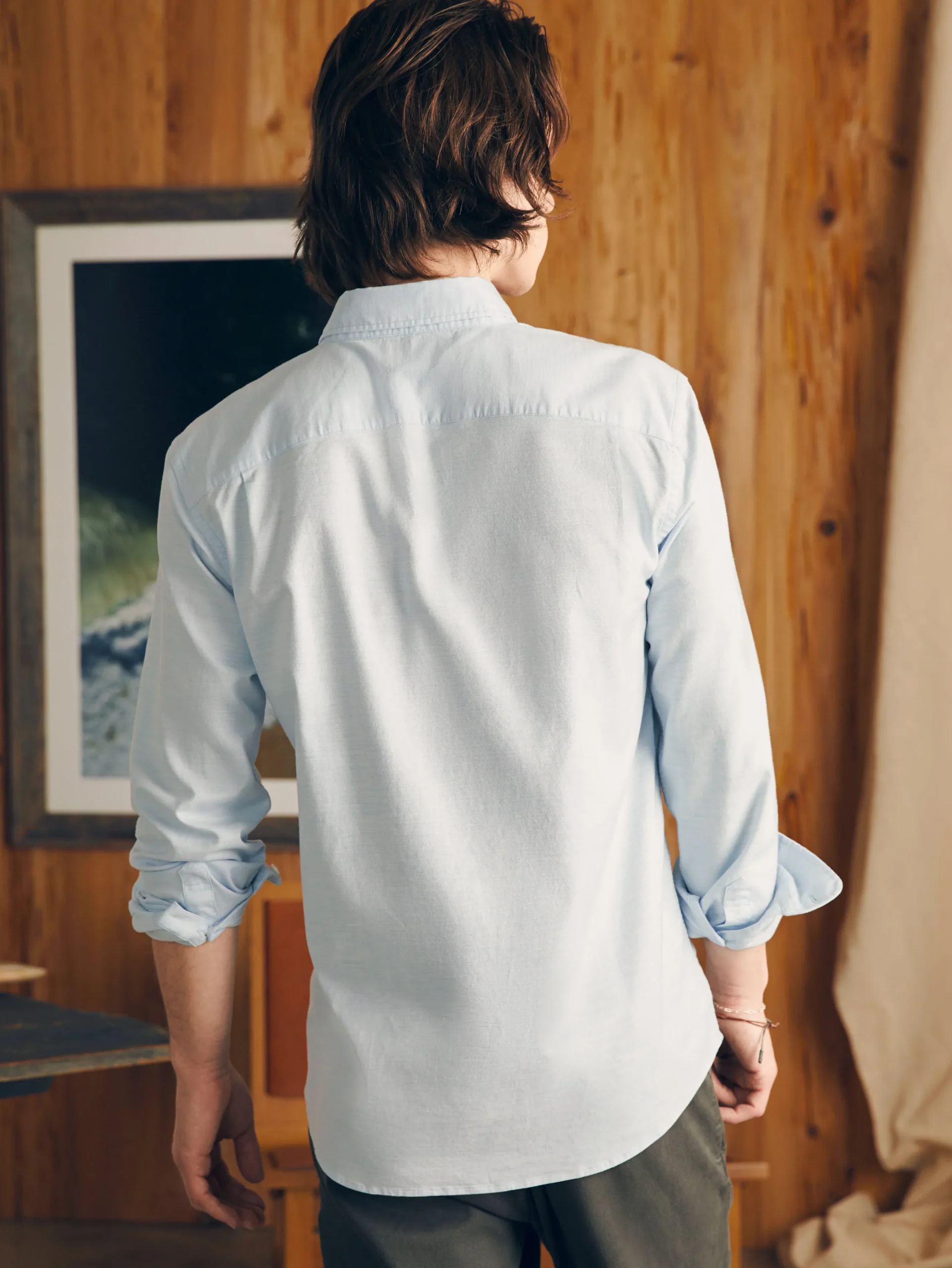 Faherty Brand Shirts*Supima Oxford Shirt (Tall) -