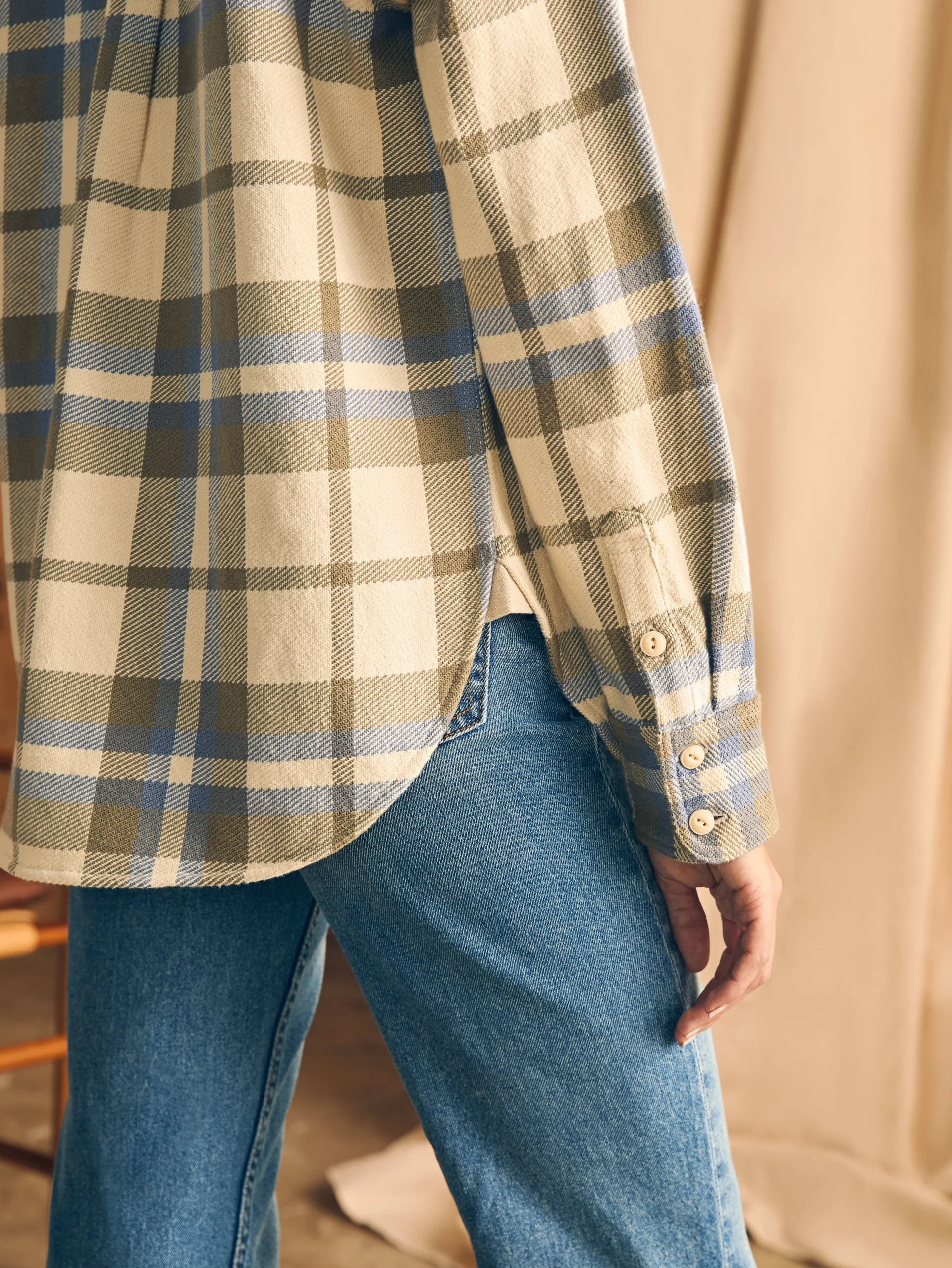 Women Faherty Brand Shirts & Tops*Surf Flannel -