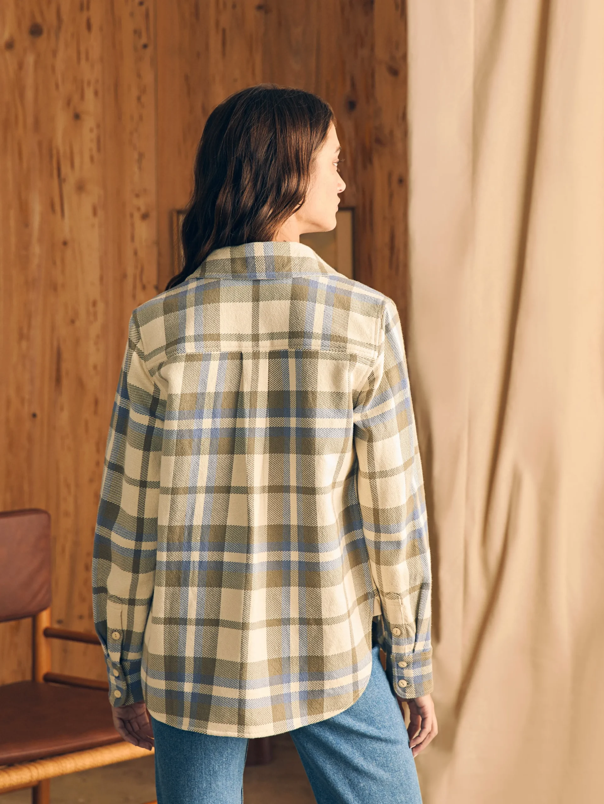 Women Faherty Brand Shirts & Tops*Surf Flannel -