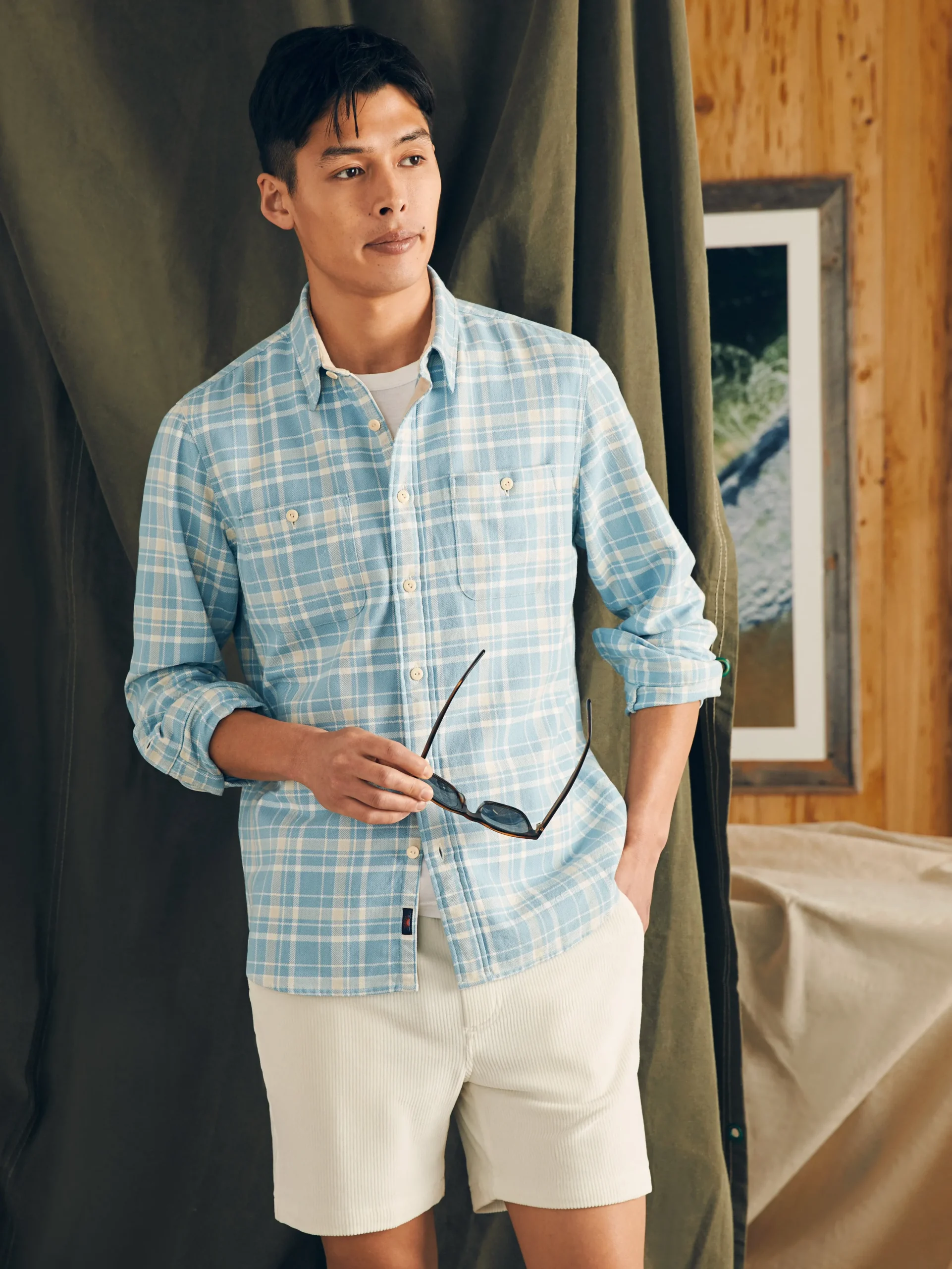 Faherty Brand Shirts*Surf Flannel -
