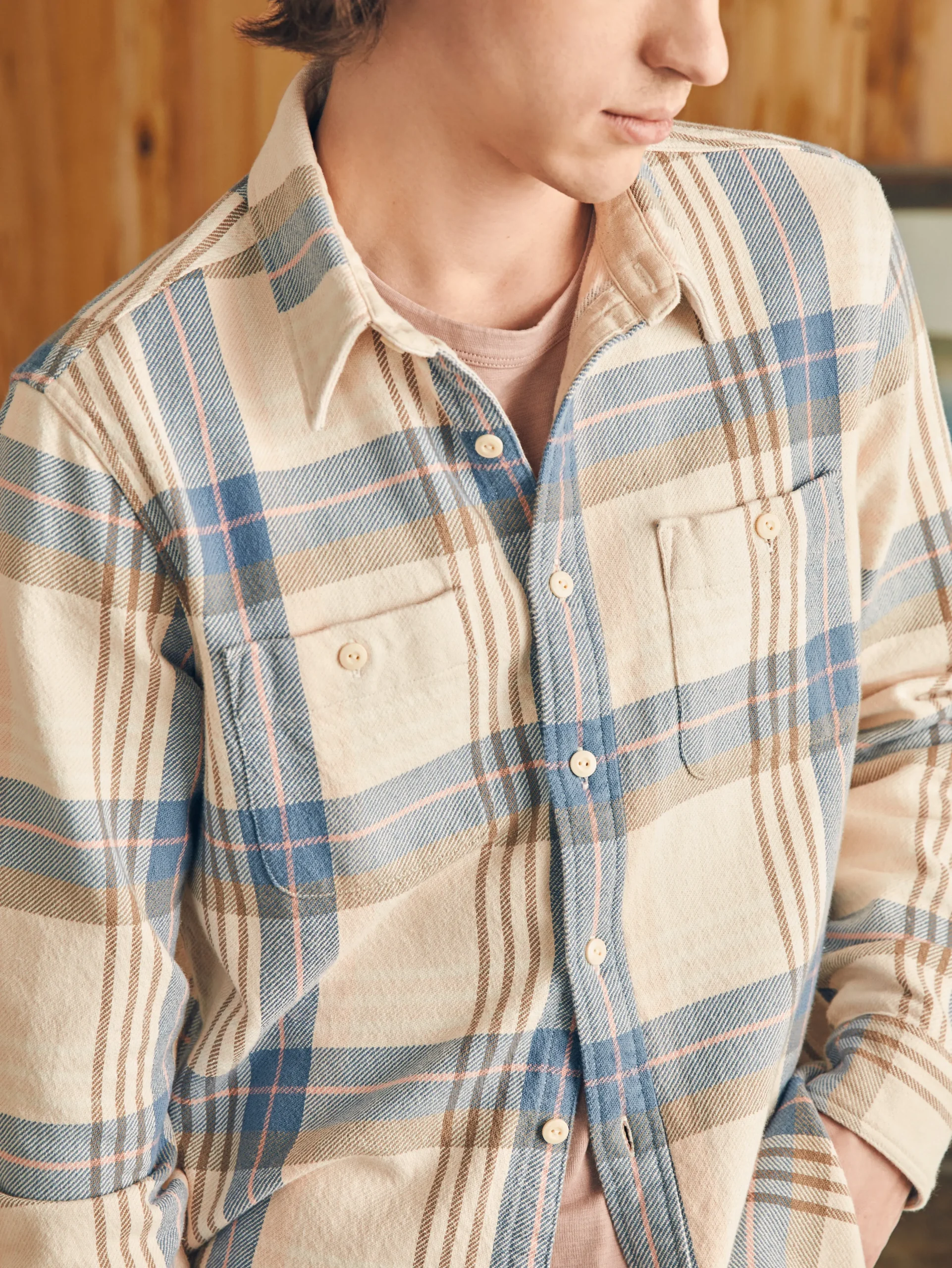 Faherty Brand Shirts*Surf Flannel -