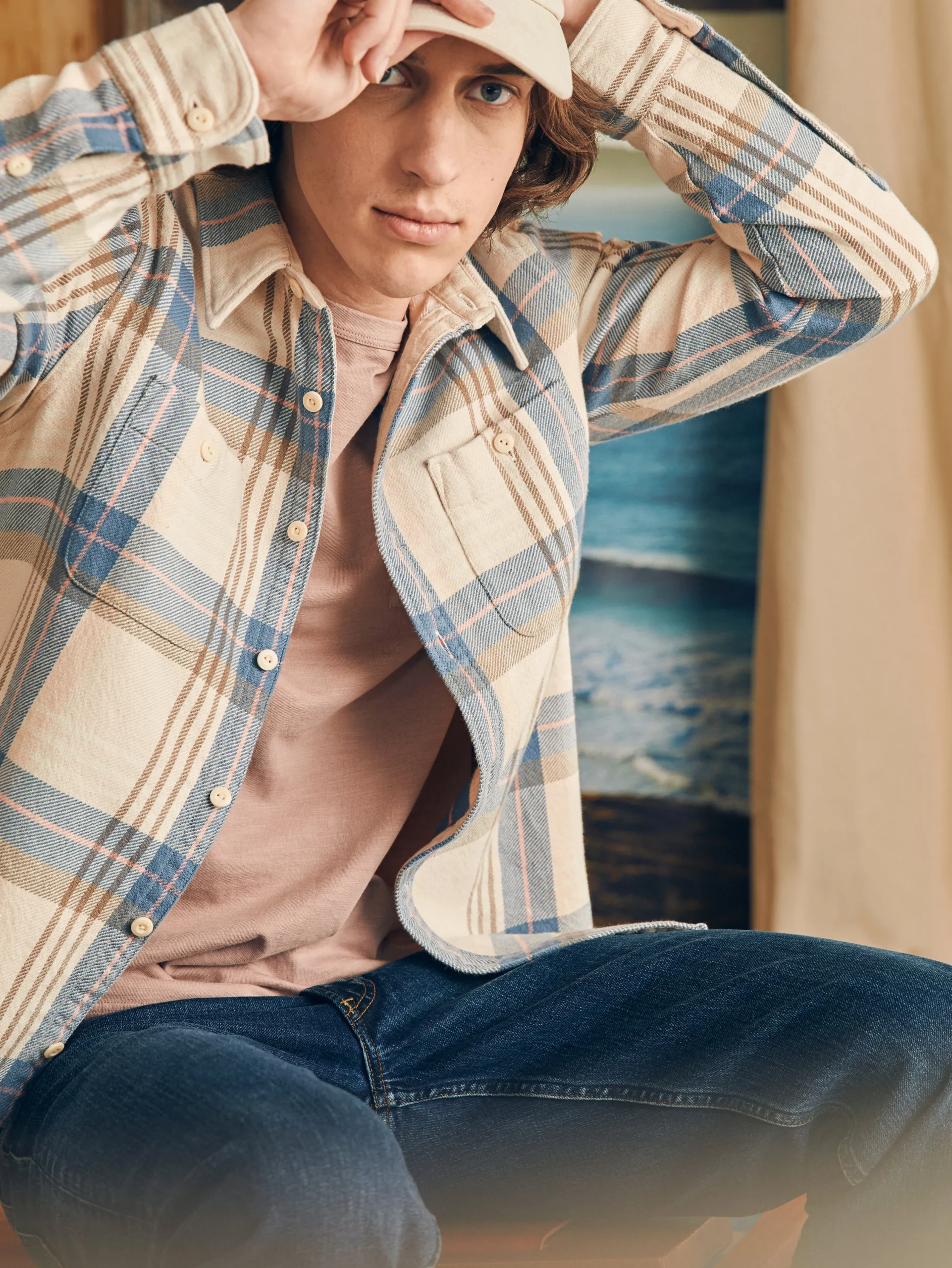 Faherty Brand Shirts*Surf Flannel -
