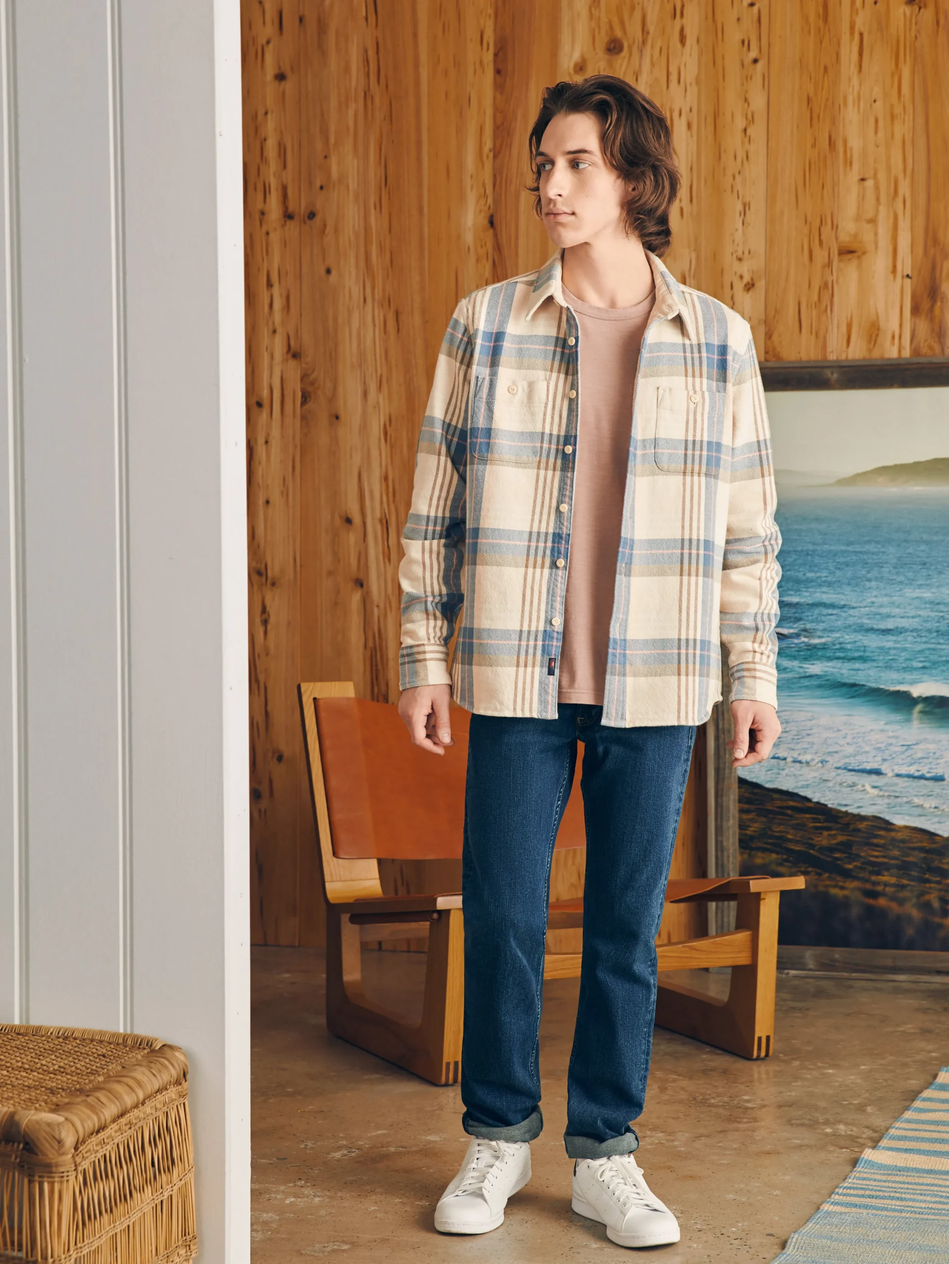 Faherty Brand Shirts*Surf Flannel -