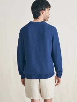 Faherty Brand Sweaters*Surf Stripe Crew Sweater -